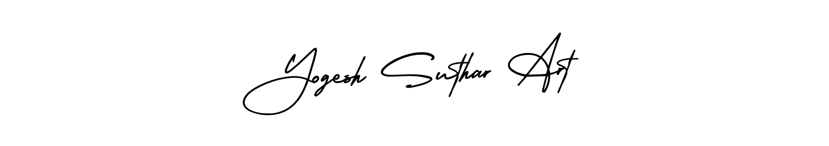 Best and Professional Signature Style for Yogesh Suthar Art. AmerikaSignatureDemo-Regular Best Signature Style Collection. Yogesh Suthar Art signature style 3 images and pictures png