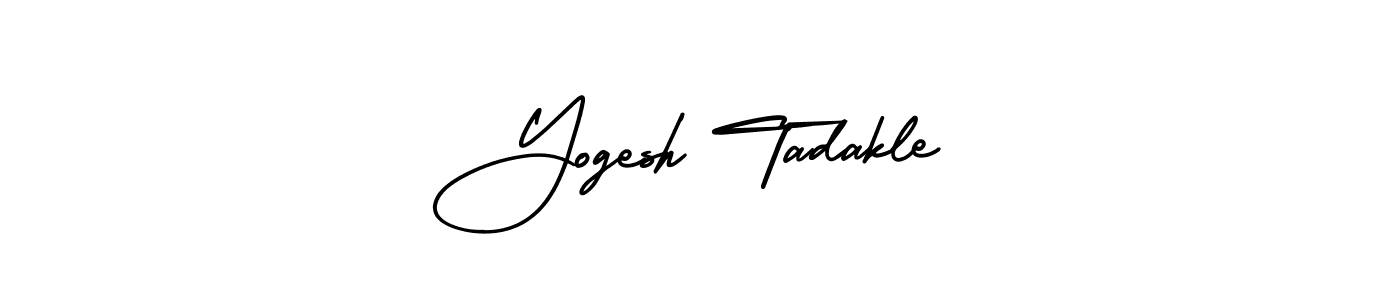 if you are searching for the best signature style for your name Yogesh Tadakle. so please give up your signature search. here we have designed multiple signature styles  using AmerikaSignatureDemo-Regular. Yogesh Tadakle signature style 3 images and pictures png
