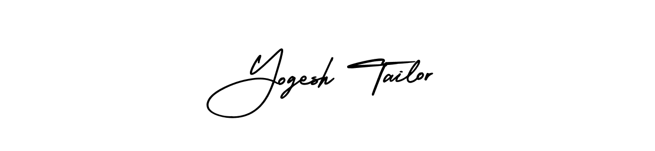 Use a signature maker to create a handwritten signature online. With this signature software, you can design (AmerikaSignatureDemo-Regular) your own signature for name Yogesh Tailor. Yogesh Tailor signature style 3 images and pictures png