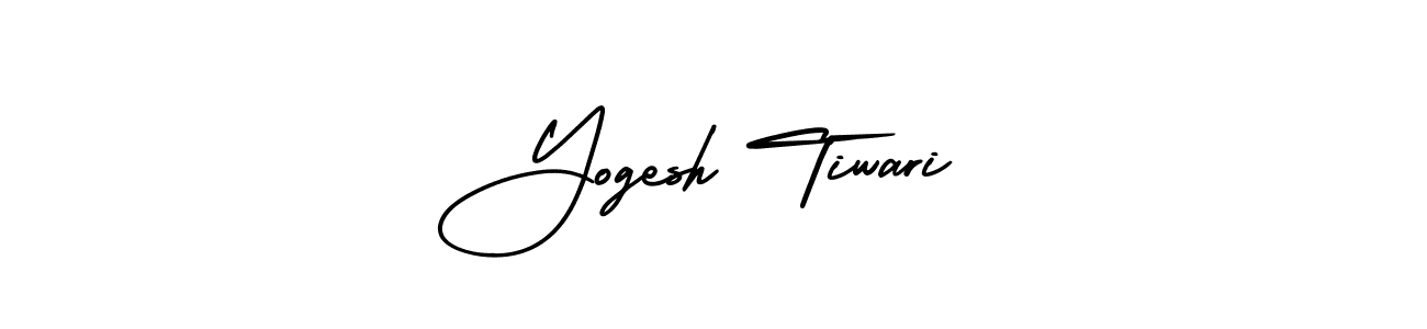 Design your own signature with our free online signature maker. With this signature software, you can create a handwritten (AmerikaSignatureDemo-Regular) signature for name Yogesh Tiwari. Yogesh Tiwari signature style 3 images and pictures png