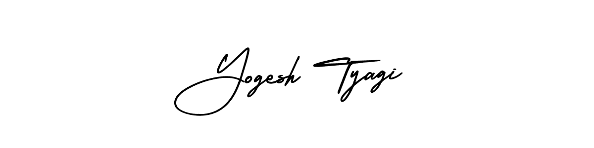 Yogesh Tyagi stylish signature style. Best Handwritten Sign (AmerikaSignatureDemo-Regular) for my name. Handwritten Signature Collection Ideas for my name Yogesh Tyagi. Yogesh Tyagi signature style 3 images and pictures png