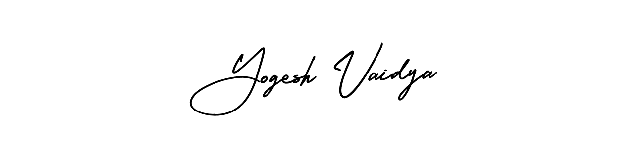 How to Draw Yogesh Vaidya signature style? AmerikaSignatureDemo-Regular is a latest design signature styles for name Yogesh Vaidya. Yogesh Vaidya signature style 3 images and pictures png