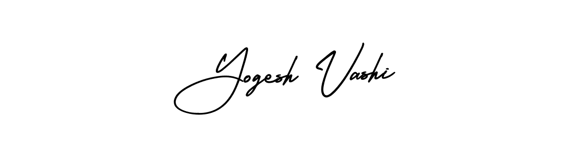 How to make Yogesh Vashi name signature. Use AmerikaSignatureDemo-Regular style for creating short signs online. This is the latest handwritten sign. Yogesh Vashi signature style 3 images and pictures png