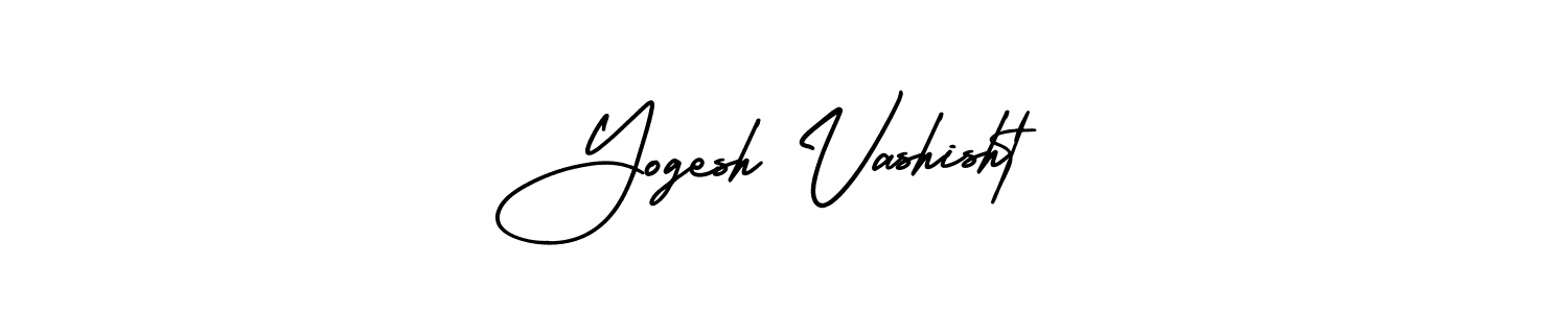 Use a signature maker to create a handwritten signature online. With this signature software, you can design (AmerikaSignatureDemo-Regular) your own signature for name Yogesh Vashisht. Yogesh Vashisht signature style 3 images and pictures png
