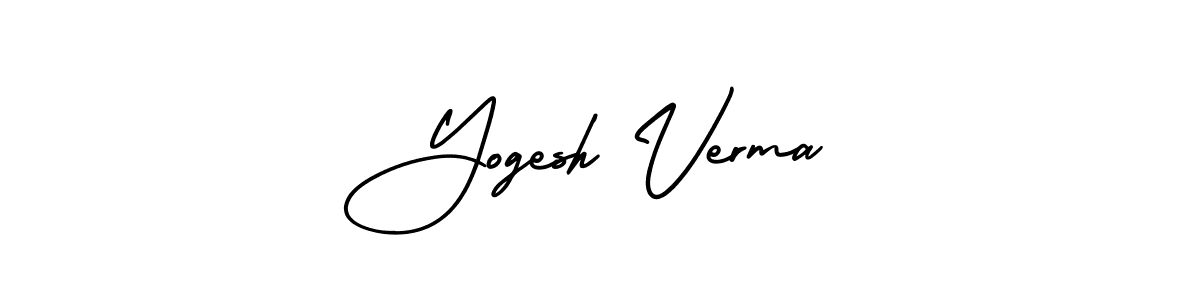 Create a beautiful signature design for name Yogesh Verma. With this signature (AmerikaSignatureDemo-Regular) fonts, you can make a handwritten signature for free. Yogesh Verma signature style 3 images and pictures png