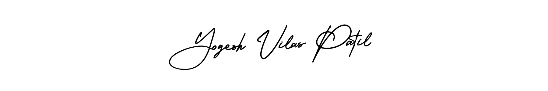 Yogesh Vilas Patil stylish signature style. Best Handwritten Sign (AmerikaSignatureDemo-Regular) for my name. Handwritten Signature Collection Ideas for my name Yogesh Vilas Patil. Yogesh Vilas Patil signature style 3 images and pictures png