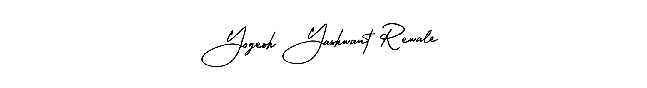 Create a beautiful signature design for name Yogesh Yashwant Rewale. With this signature (AmerikaSignatureDemo-Regular) fonts, you can make a handwritten signature for free. Yogesh Yashwant Rewale signature style 3 images and pictures png