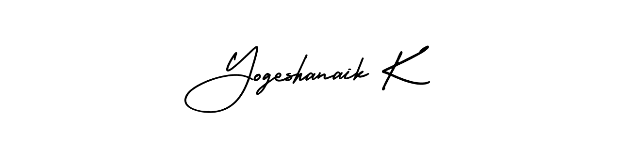 Best and Professional Signature Style for Yogeshanaik K. AmerikaSignatureDemo-Regular Best Signature Style Collection. Yogeshanaik K signature style 3 images and pictures png