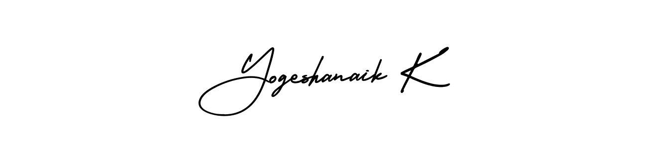 Similarly AmerikaSignatureDemo-Regular is the best handwritten signature design. Signature creator online .You can use it as an online autograph creator for name Yogeshanaik K. Yogeshanaik K signature style 3 images and pictures png