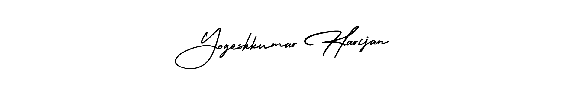 Similarly AmerikaSignatureDemo-Regular is the best handwritten signature design. Signature creator online .You can use it as an online autograph creator for name Yogeshkumar Harijan. Yogeshkumar Harijan signature style 3 images and pictures png