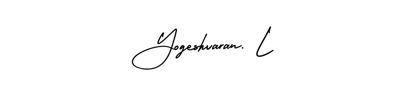 Best and Professional Signature Style for Yogeshvaran. L. AmerikaSignatureDemo-Regular Best Signature Style Collection. Yogeshvaran. L signature style 3 images and pictures png