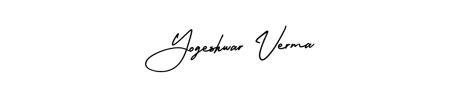 Similarly AmerikaSignatureDemo-Regular is the best handwritten signature design. Signature creator online .You can use it as an online autograph creator for name Yogeshwar Verma. Yogeshwar Verma signature style 3 images and pictures png