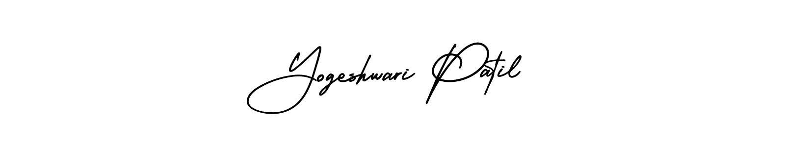 Make a beautiful signature design for name Yogeshwari Patil. With this signature (AmerikaSignatureDemo-Regular) style, you can create a handwritten signature for free. Yogeshwari Patil signature style 3 images and pictures png