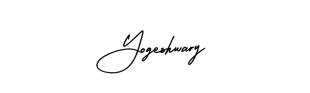 Create a beautiful signature design for name Yogeshwary. With this signature (AmerikaSignatureDemo-Regular) fonts, you can make a handwritten signature for free. Yogeshwary signature style 3 images and pictures png