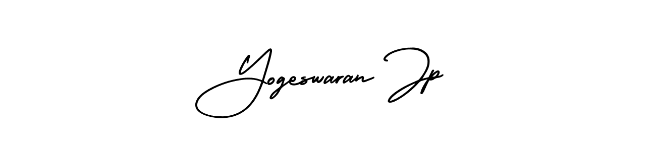 if you are searching for the best signature style for your name Yogeswaran Jp. so please give up your signature search. here we have designed multiple signature styles  using AmerikaSignatureDemo-Regular. Yogeswaran Jp signature style 3 images and pictures png