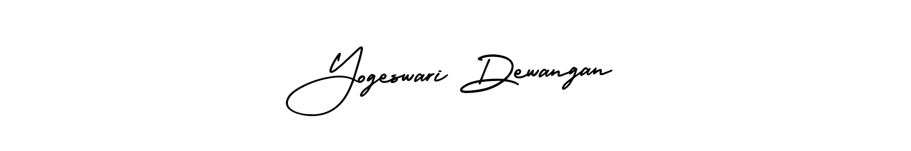 if you are searching for the best signature style for your name Yogeswari Dewangan. so please give up your signature search. here we have designed multiple signature styles  using AmerikaSignatureDemo-Regular. Yogeswari Dewangan signature style 3 images and pictures png