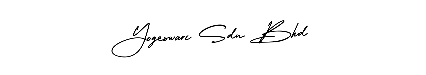 if you are searching for the best signature style for your name Yogeswari Sdn Bhd. so please give up your signature search. here we have designed multiple signature styles  using AmerikaSignatureDemo-Regular. Yogeswari Sdn Bhd signature style 3 images and pictures png