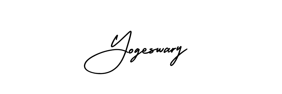 How to Draw Yogeswary signature style? AmerikaSignatureDemo-Regular is a latest design signature styles for name Yogeswary. Yogeswary signature style 3 images and pictures png