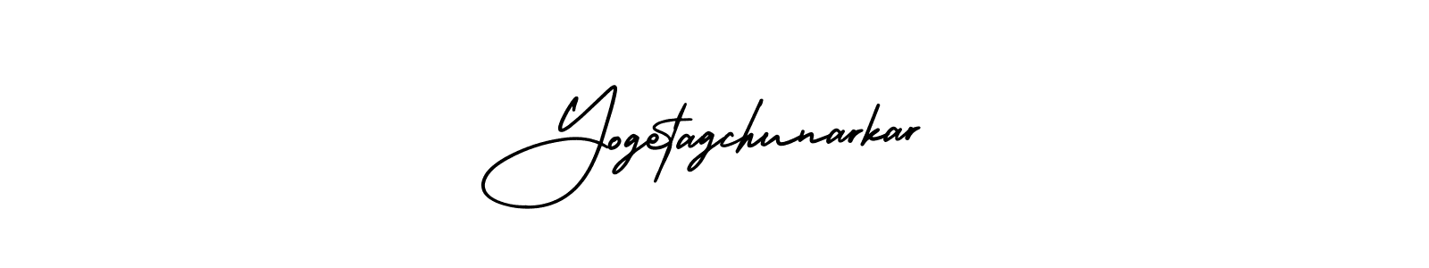 You can use this online signature creator to create a handwritten signature for the name Yogetagchunarkar. This is the best online autograph maker. Yogetagchunarkar signature style 3 images and pictures png