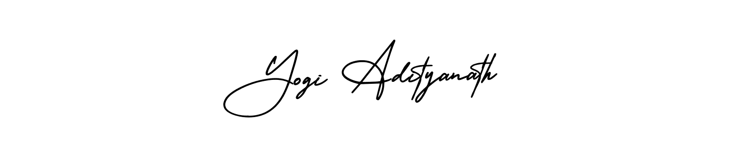 This is the best signature style for the Yogi Adityanath name. Also you like these signature font (AmerikaSignatureDemo-Regular). Mix name signature. Yogi Adityanath signature style 3 images and pictures png