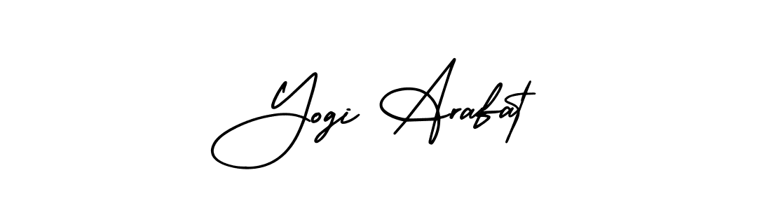 Best and Professional Signature Style for Yogi Arafat. AmerikaSignatureDemo-Regular Best Signature Style Collection. Yogi Arafat signature style 3 images and pictures png