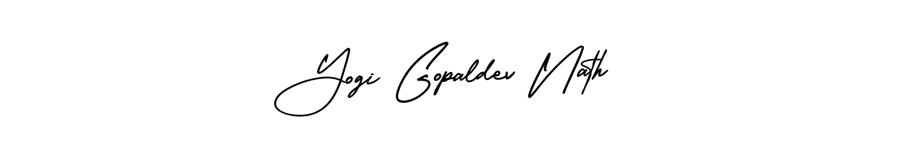 Similarly AmerikaSignatureDemo-Regular is the best handwritten signature design. Signature creator online .You can use it as an online autograph creator for name Yogi Gopaldev Nath. Yogi Gopaldev Nath signature style 3 images and pictures png