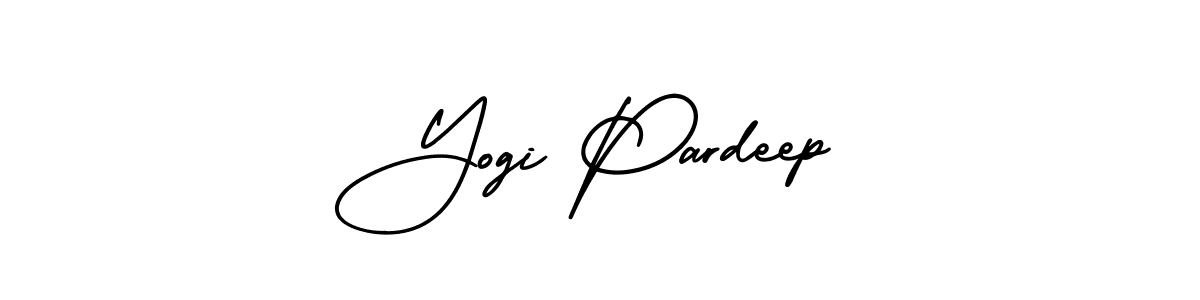 It looks lik you need a new signature style for name Yogi Pardeep. Design unique handwritten (AmerikaSignatureDemo-Regular) signature with our free signature maker in just a few clicks. Yogi Pardeep signature style 3 images and pictures png