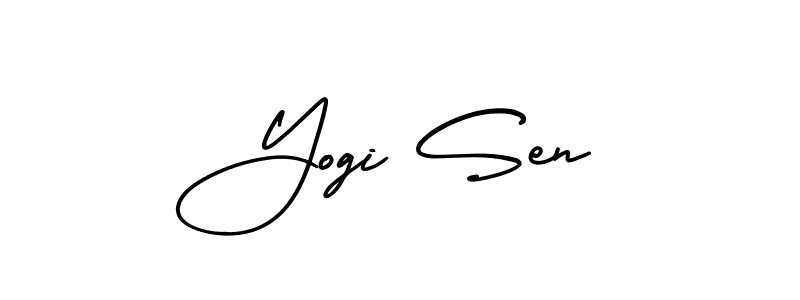 You can use this online signature creator to create a handwritten signature for the name Yogi Sen. This is the best online autograph maker. Yogi Sen signature style 3 images and pictures png
