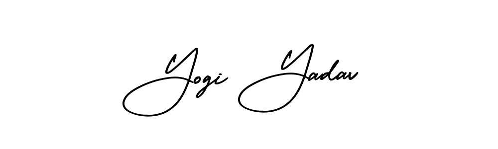 Yogi Yadav stylish signature style. Best Handwritten Sign (AmerikaSignatureDemo-Regular) for my name. Handwritten Signature Collection Ideas for my name Yogi Yadav. Yogi Yadav signature style 3 images and pictures png