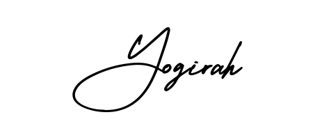 AmerikaSignatureDemo-Regular is a professional signature style that is perfect for those who want to add a touch of class to their signature. Get Yogirah name fancy signature for free. Yogirah signature style 3 images and pictures png