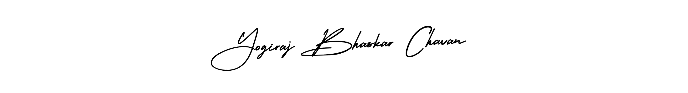 Create a beautiful signature design for name Yogiraj Bhaskar Chavan. With this signature (AmerikaSignatureDemo-Regular) fonts, you can make a handwritten signature for free. Yogiraj Bhaskar Chavan signature style 3 images and pictures png