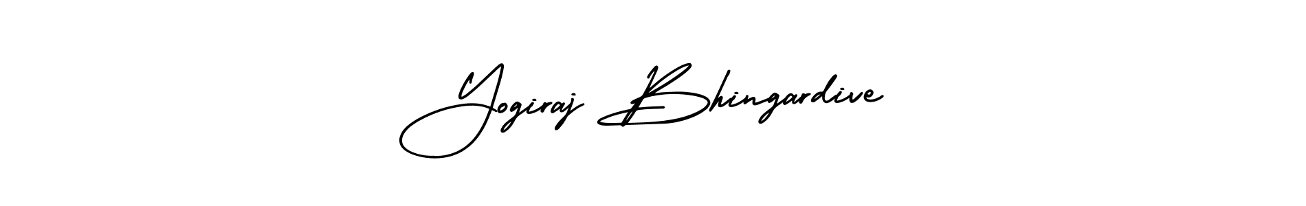 Also we have Yogiraj Bhingardive name is the best signature style. Create professional handwritten signature collection using AmerikaSignatureDemo-Regular autograph style. Yogiraj Bhingardive signature style 3 images and pictures png