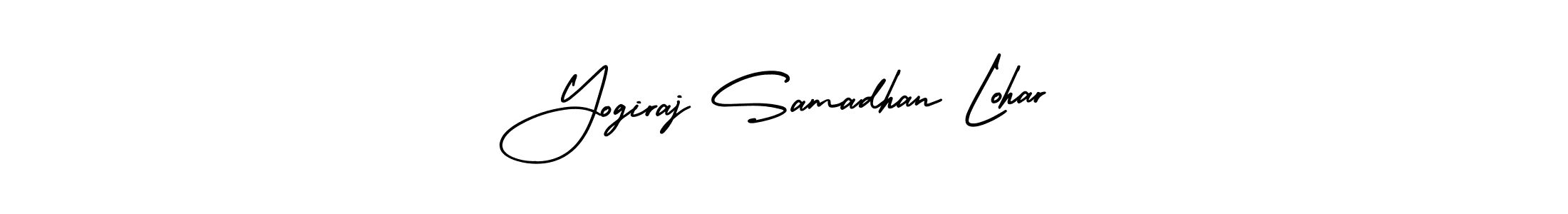 Create a beautiful signature design for name Yogiraj Samadhan Lohar. With this signature (AmerikaSignatureDemo-Regular) fonts, you can make a handwritten signature for free. Yogiraj Samadhan Lohar signature style 3 images and pictures png