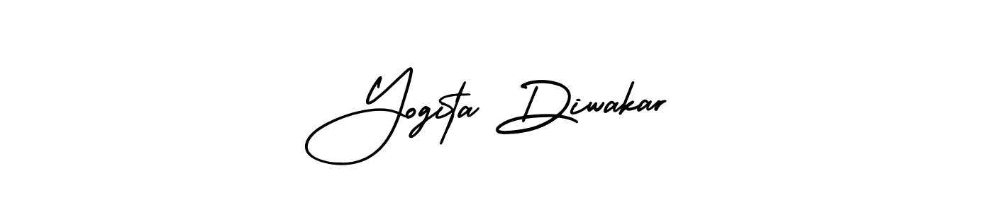 Make a beautiful signature design for name Yogita Diwakar. With this signature (AmerikaSignatureDemo-Regular) style, you can create a handwritten signature for free. Yogita Diwakar signature style 3 images and pictures png