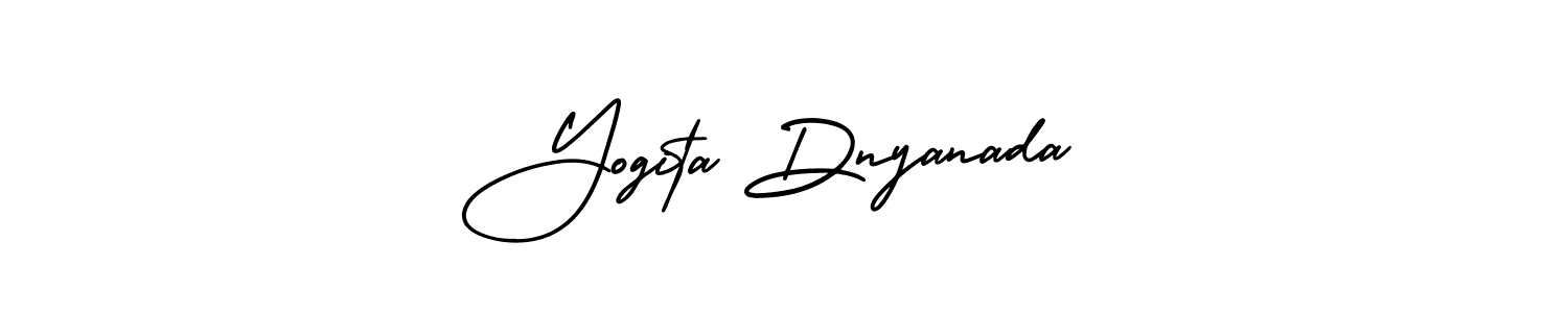 AmerikaSignatureDemo-Regular is a professional signature style that is perfect for those who want to add a touch of class to their signature. It is also a great choice for those who want to make their signature more unique. Get Yogita Dnyanada name to fancy signature for free. Yogita Dnyanada signature style 3 images and pictures png