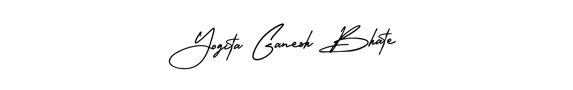 Make a beautiful signature design for name Yogita Ganesh Bhate. With this signature (AmerikaSignatureDemo-Regular) style, you can create a handwritten signature for free. Yogita Ganesh Bhate signature style 3 images and pictures png