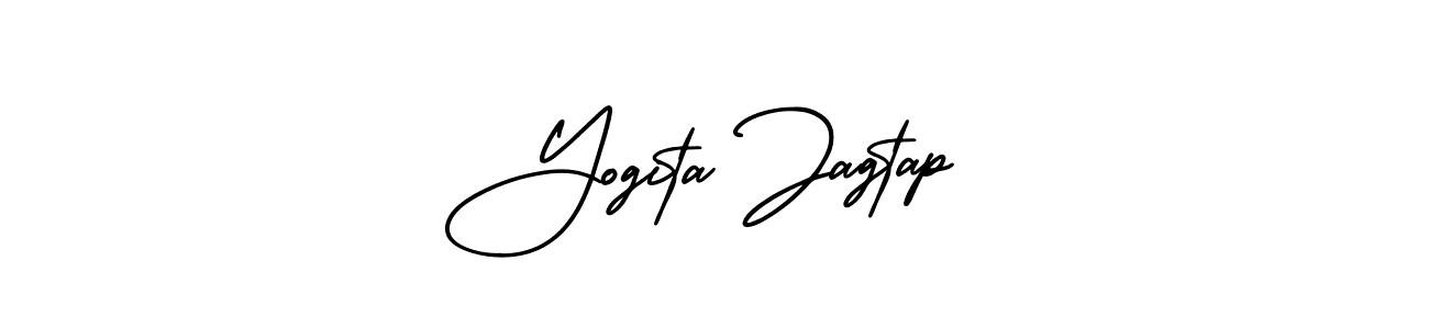 Use a signature maker to create a handwritten signature online. With this signature software, you can design (AmerikaSignatureDemo-Regular) your own signature for name Yogita Jagtap. Yogita Jagtap signature style 3 images and pictures png