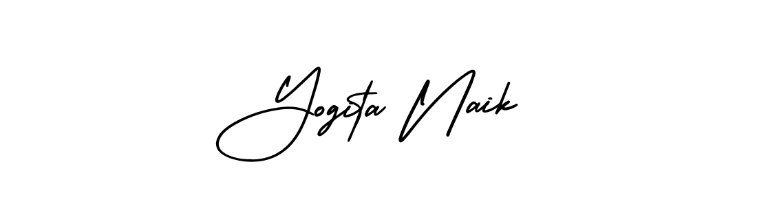 Design your own signature with our free online signature maker. With this signature software, you can create a handwritten (AmerikaSignatureDemo-Regular) signature for name Yogita Naik. Yogita Naik signature style 3 images and pictures png