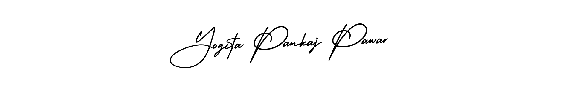Similarly AmerikaSignatureDemo-Regular is the best handwritten signature design. Signature creator online .You can use it as an online autograph creator for name Yogita Pankaj Pawar. Yogita Pankaj Pawar signature style 3 images and pictures png