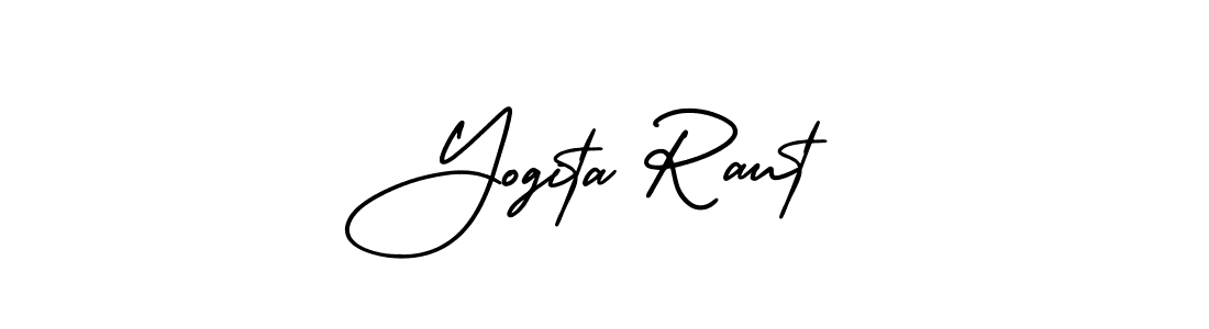 Best and Professional Signature Style for Yogita Raut. AmerikaSignatureDemo-Regular Best Signature Style Collection. Yogita Raut signature style 3 images and pictures png