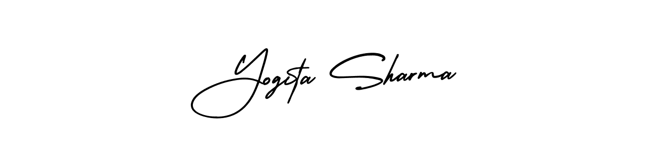 if you are searching for the best signature style for your name Yogita Sharma. so please give up your signature search. here we have designed multiple signature styles  using AmerikaSignatureDemo-Regular. Yogita Sharma signature style 3 images and pictures png