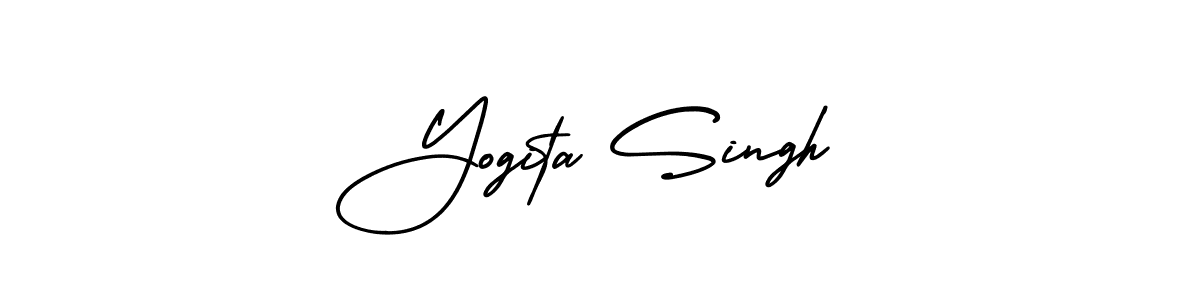 Design your own signature with our free online signature maker. With this signature software, you can create a handwritten (AmerikaSignatureDemo-Regular) signature for name Yogita Singh. Yogita Singh signature style 3 images and pictures png