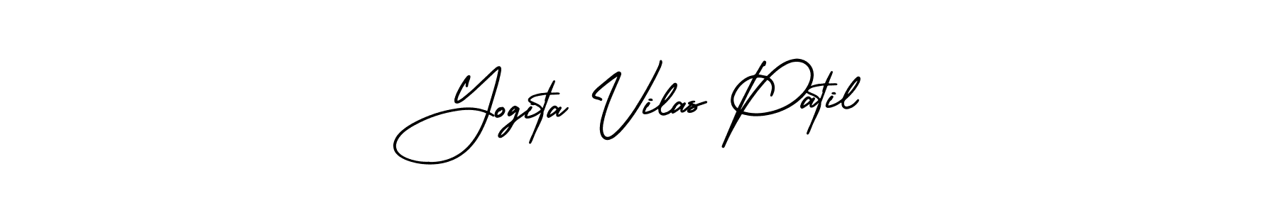 if you are searching for the best signature style for your name Yogita Vilas Patil. so please give up your signature search. here we have designed multiple signature styles  using AmerikaSignatureDemo-Regular. Yogita Vilas Patil signature style 3 images and pictures png