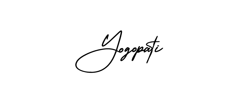 Similarly AmerikaSignatureDemo-Regular is the best handwritten signature design. Signature creator online .You can use it as an online autograph creator for name Yogopati. Yogopati signature style 3 images and pictures png