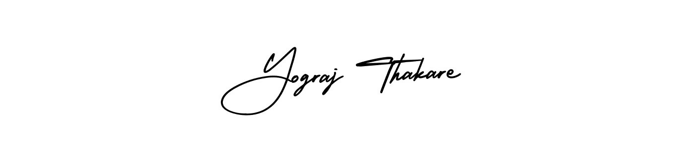 Make a short Yograj Thakare signature style. Manage your documents anywhere anytime using AmerikaSignatureDemo-Regular. Create and add eSignatures, submit forms, share and send files easily. Yograj Thakare signature style 3 images and pictures png