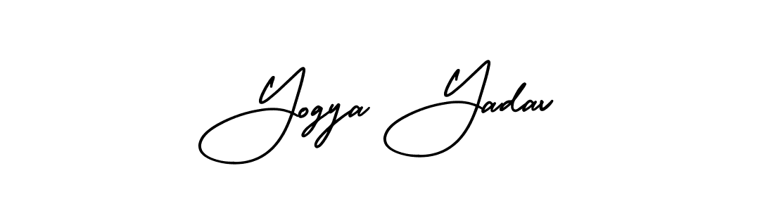 Also You can easily find your signature by using the search form. We will create Yogya Yadav name handwritten signature images for you free of cost using AmerikaSignatureDemo-Regular sign style. Yogya Yadav signature style 3 images and pictures png