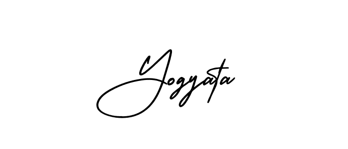 It looks lik you need a new signature style for name Yogyata. Design unique handwritten (AmerikaSignatureDemo-Regular) signature with our free signature maker in just a few clicks. Yogyata signature style 3 images and pictures png