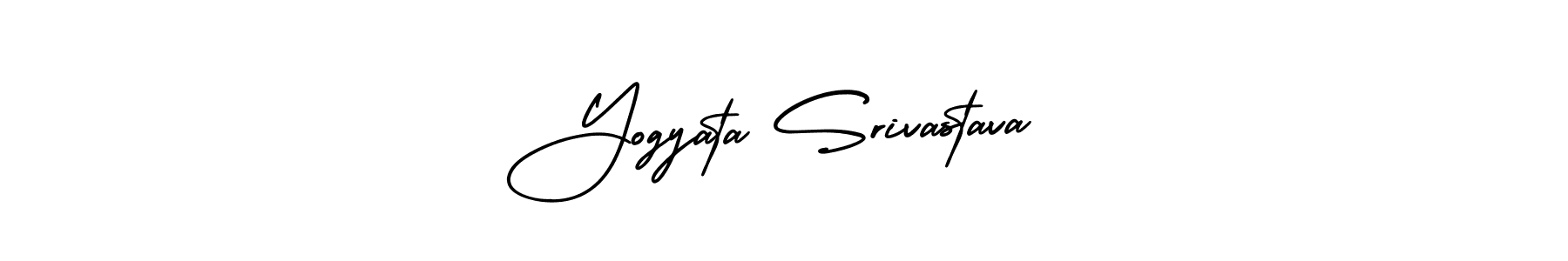 How to make Yogyata Srivastava signature? AmerikaSignatureDemo-Regular is a professional autograph style. Create handwritten signature for Yogyata Srivastava name. Yogyata Srivastava signature style 3 images and pictures png