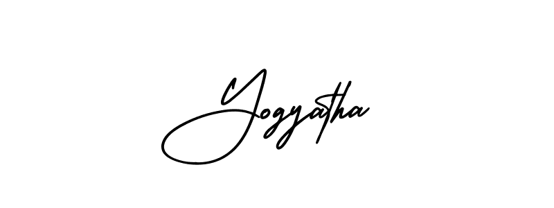 if you are searching for the best signature style for your name Yogyatha. so please give up your signature search. here we have designed multiple signature styles  using AmerikaSignatureDemo-Regular. Yogyatha signature style 3 images and pictures png