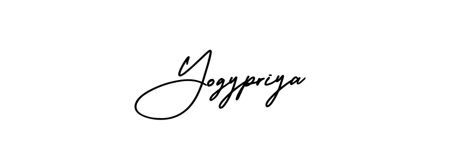 How to Draw Yogypriya signature style? AmerikaSignatureDemo-Regular is a latest design signature styles for name Yogypriya. Yogypriya signature style 3 images and pictures png